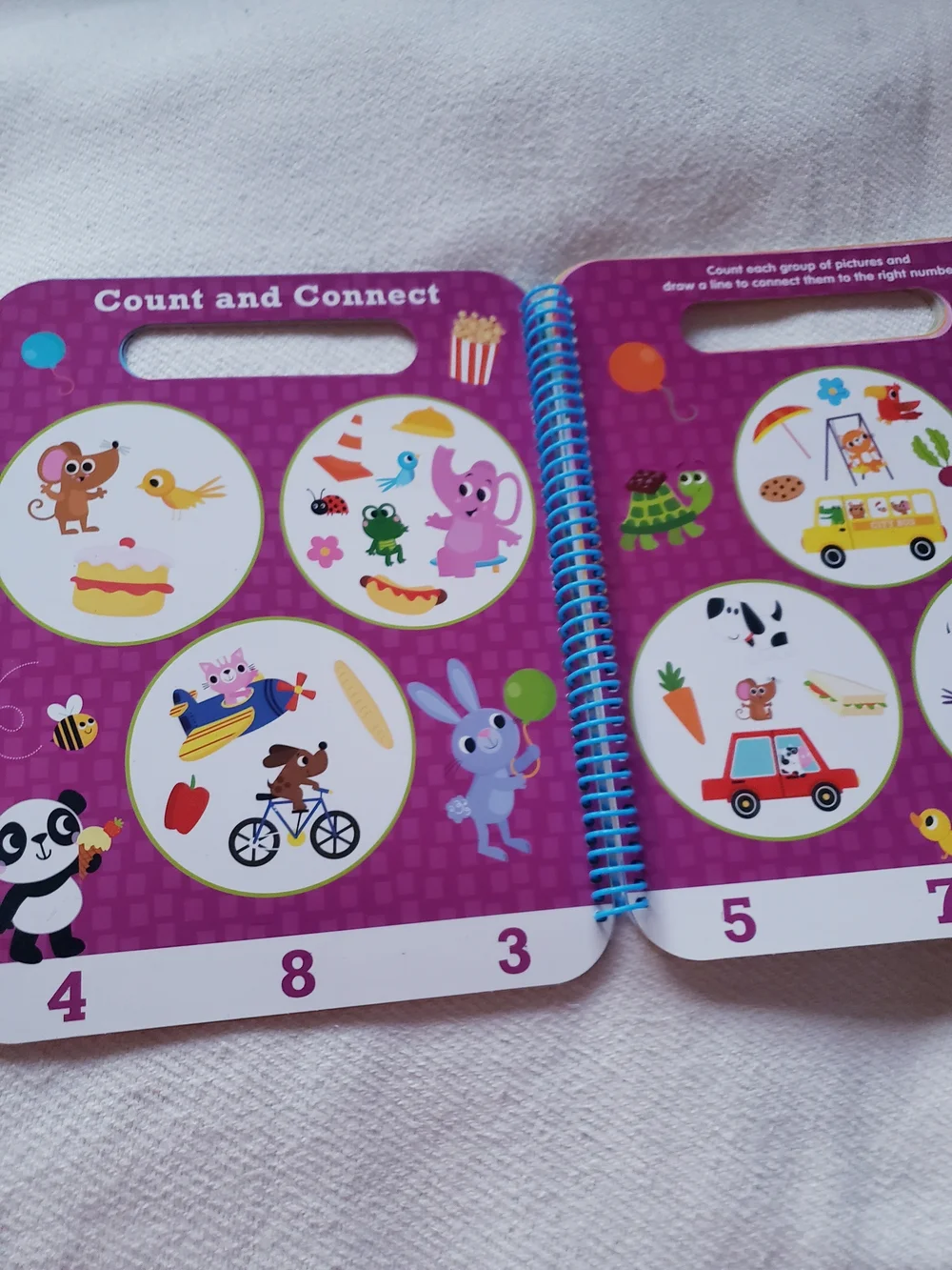 Search & Find 123 Wipe-Clean Book - Yellow